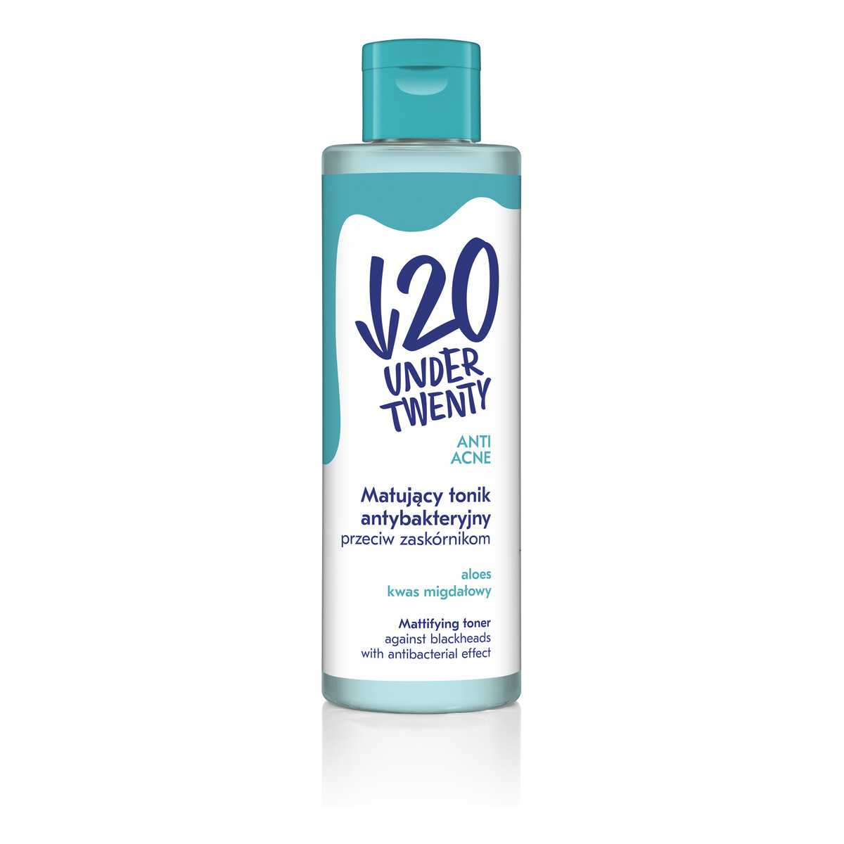 Under Twenty ANTI ! ACNE Matujący tonik antybakteryjny przeciw zaskórnikom 200ml