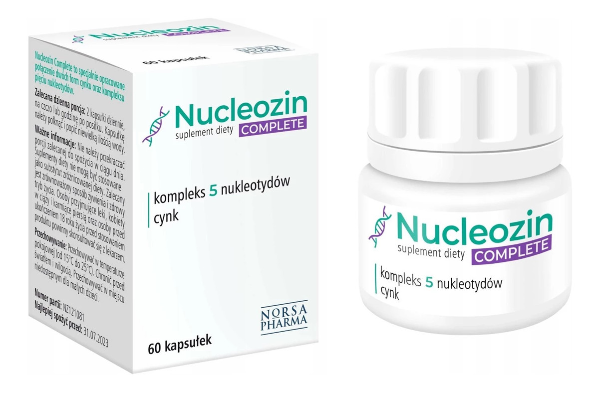 Nucleozin Complete suplement diety 60 kapsułek