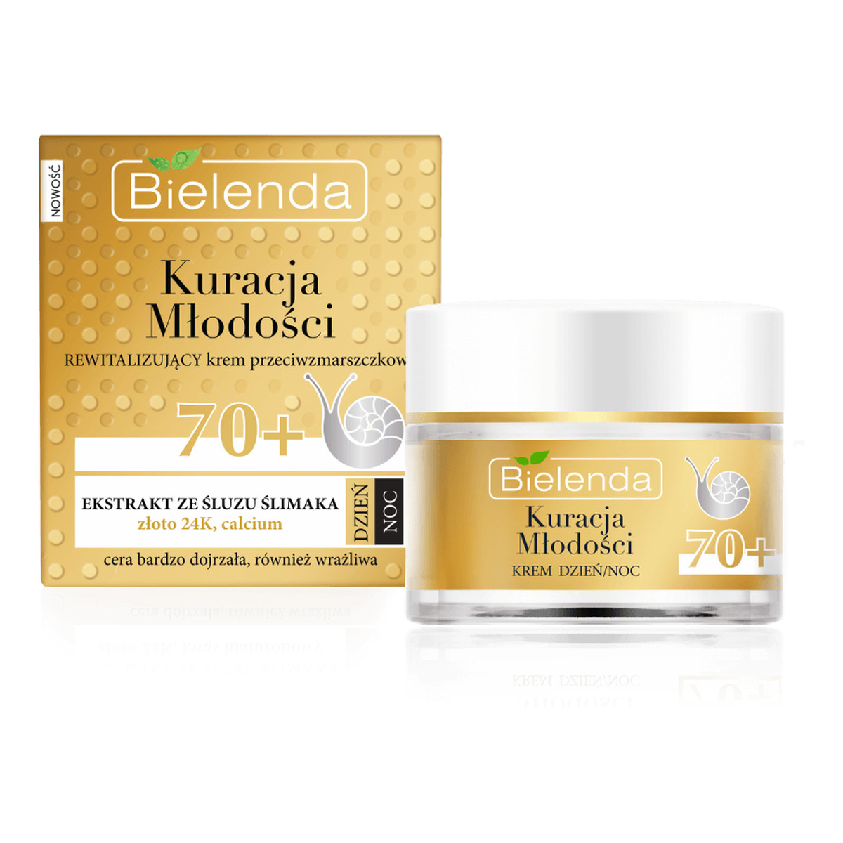 Bielenda Kuracja Młodości 70+ KREM DO TWARZY DZIEŃ/NOC REWITALIZUJĄCY 50ml