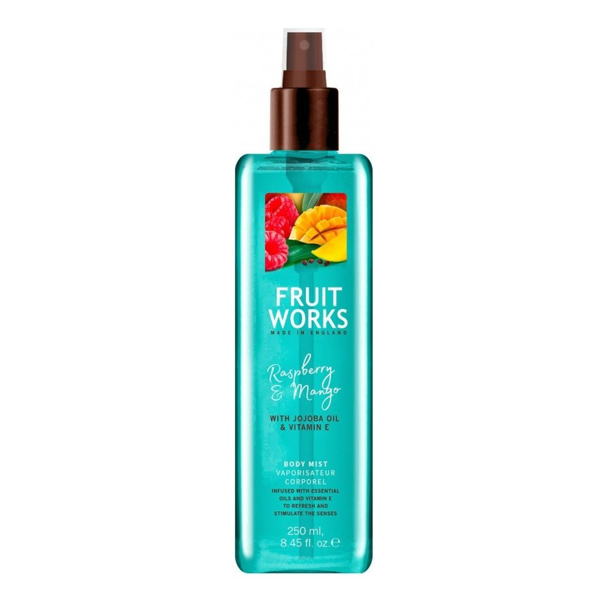 Grace Cole Fruit Works mgiełka do ciała Malina & Mango 250ml