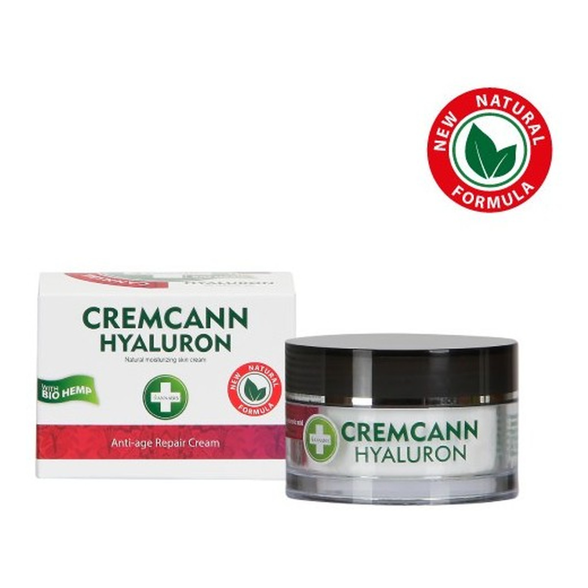 Annabis Cremcann Hyaluron olej konopny z kwasem hialuronowym do twarzy 15ml