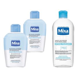 Dwufazowy Płyn Do Demakijażu 2x125ml + Płyn Micelarny 400ml