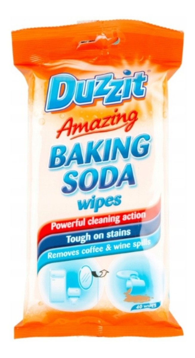 Baking Soda Chusteczki nawilżane sodą 40szt