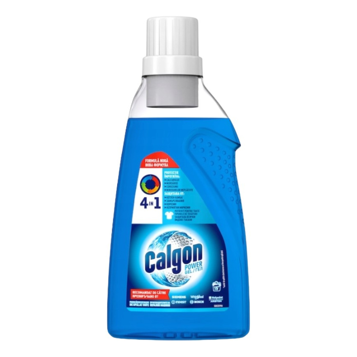 Calgon Power Gel 4w1 Żel odkamieniacz do czyszczenia pralki 750ml