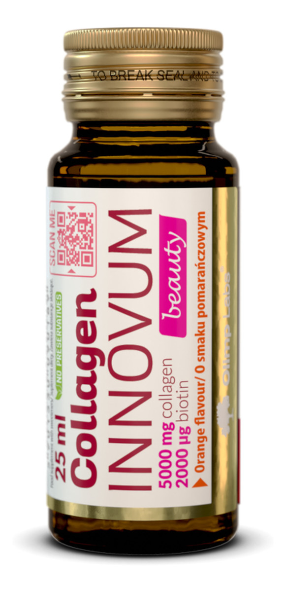 Collagen Innovum Beauty Shot suplement diety Pomarańczowy