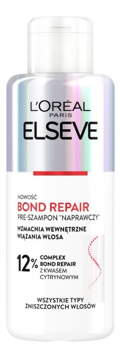 pre-szampon naprawczy wzmacniający wewnętrzne wiązania włosa