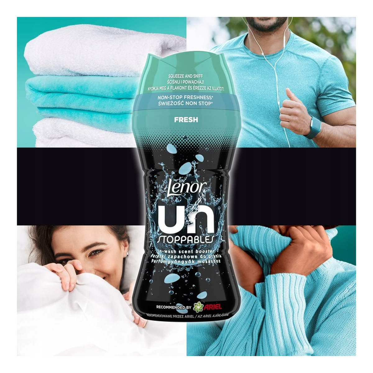 Lenor Unstoppables Fresh Perełki Zapachowe do Prania 195g