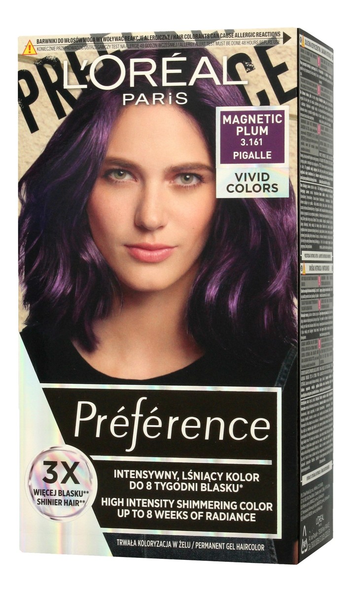 Vivid Colors Farba do włosów nr 3.161 Magnetic Plum