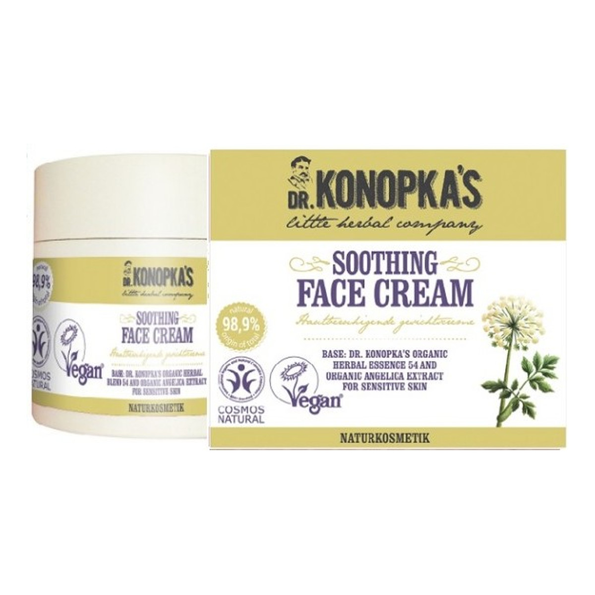 Dr. Konopka's Łagodzący krem do twarzy 50ml
