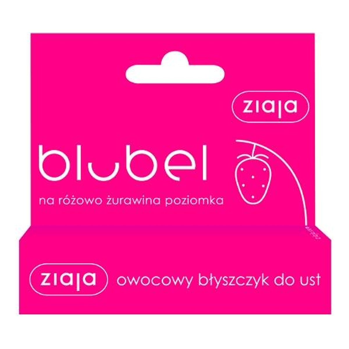 Ziaja Blubel Błyszczyk Do Ust Żurawina-Poziomka 10ml