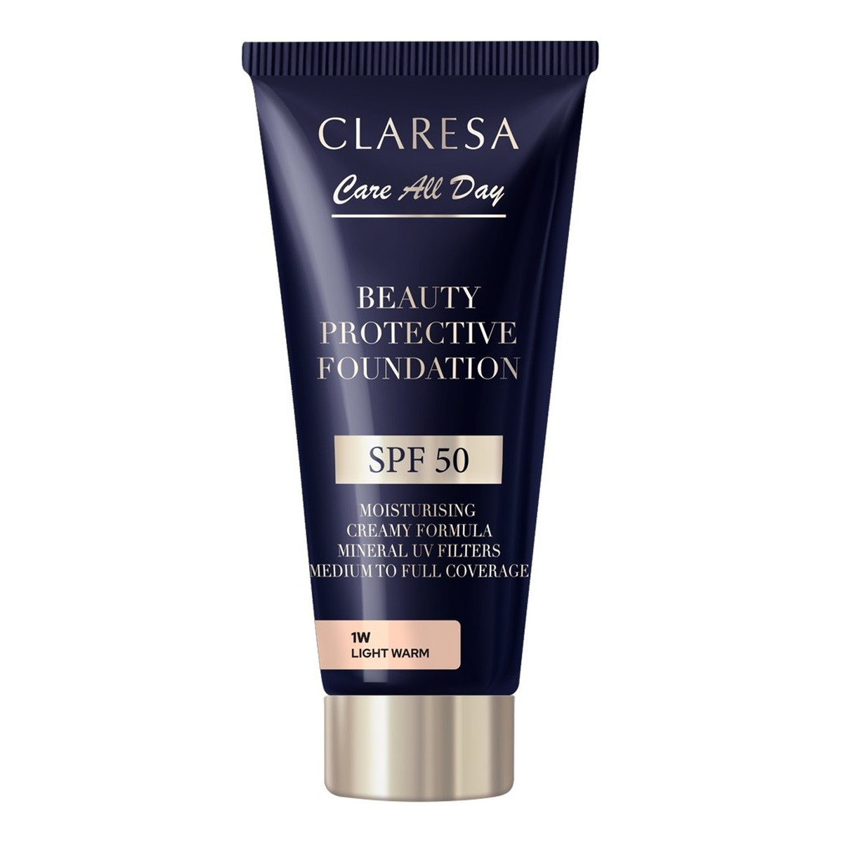 Claresa Care All Day Nawilżający podkład z filtrem SPF50 30ml