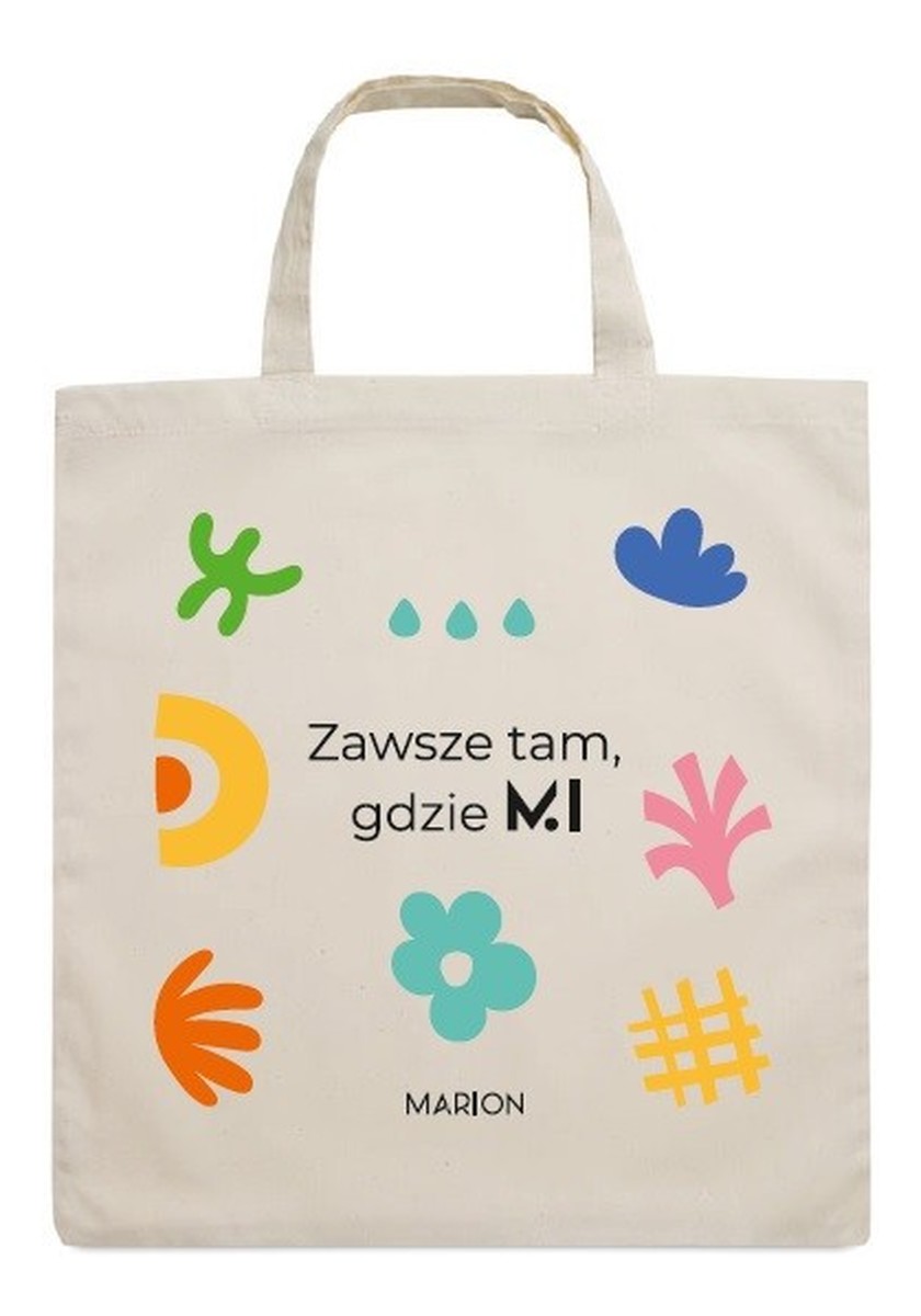 Torba z krótkimi uszami z logo marion gdz0336