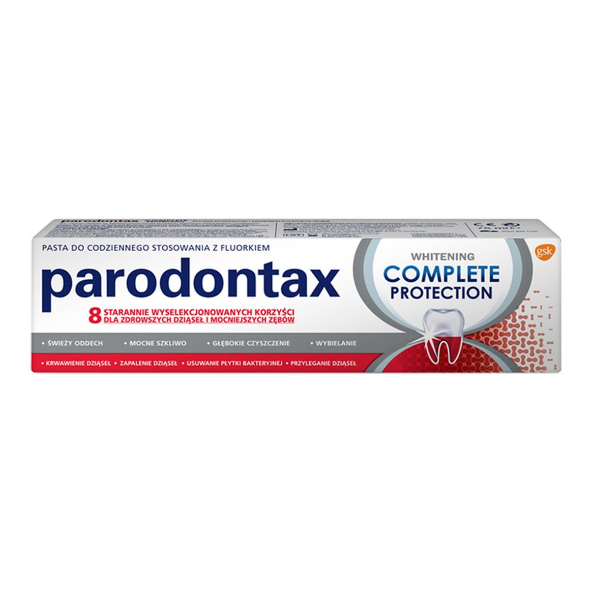 Parodontax Complete protection whitening pasta do zębów 75ml