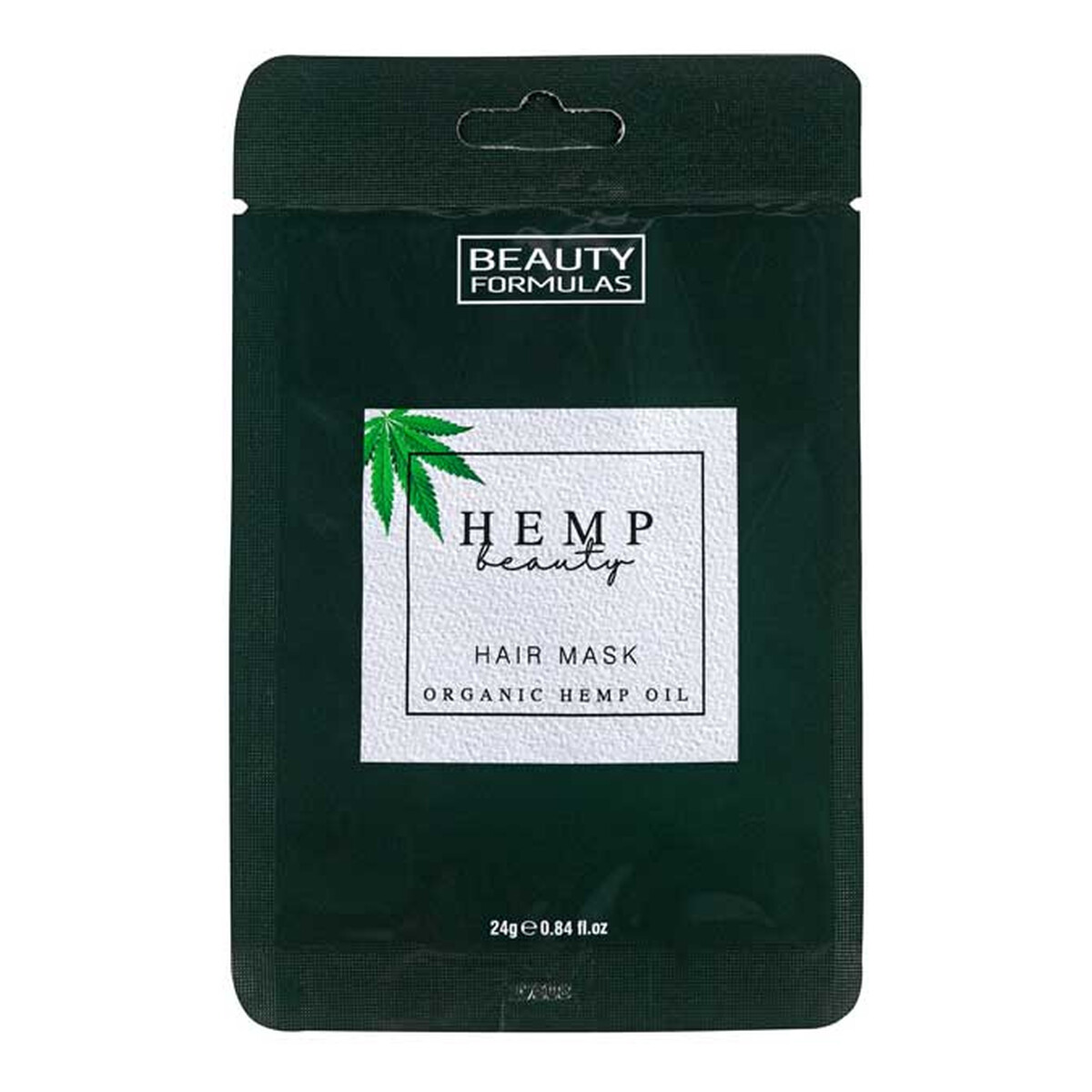Beauty Formulas Hemp Beauty Hair Mask maska do włosów z organicznym olejem konopnym 24g