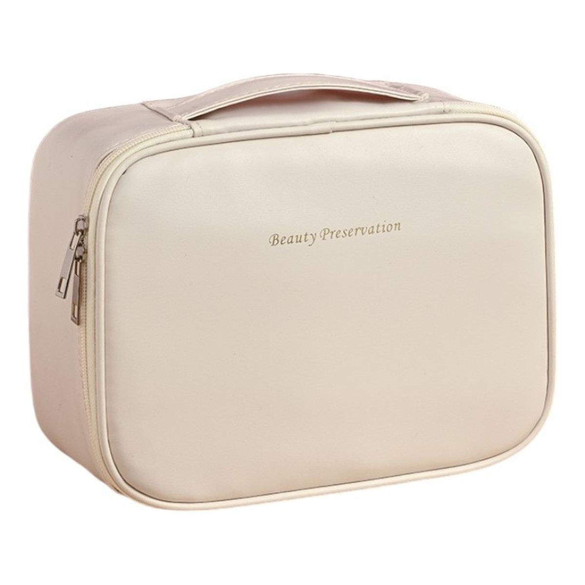 Ecarla Kuferek z ekoskóry Kremowy ks146k