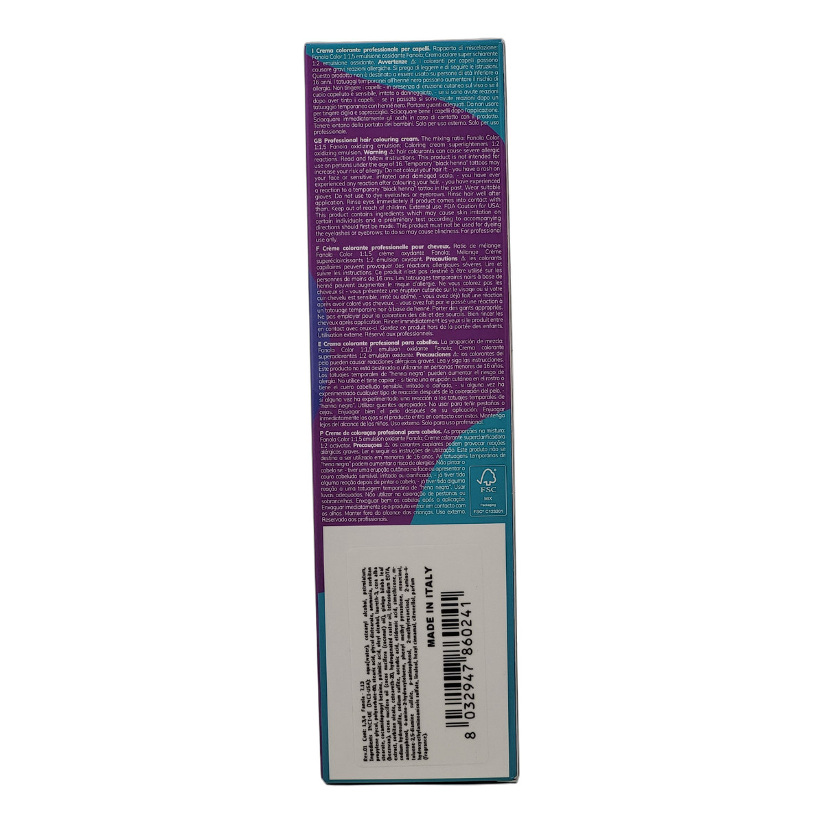 Fanola Color Krem koloryzujący Farba do włosów 100ml