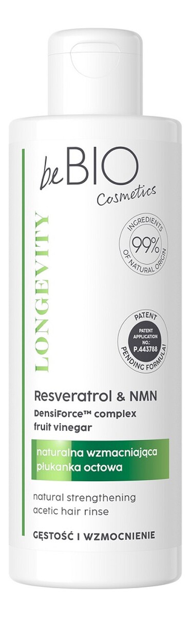 Longevity naturalna wzmacniająca płukanka octowa gęstość i wzmocnienie