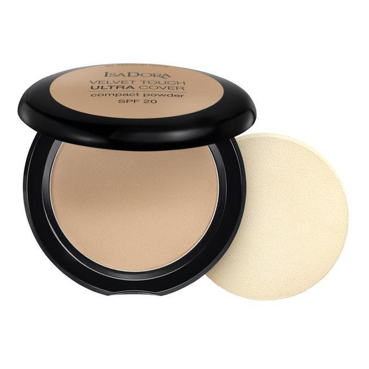 Isadora Velvet Touch Ultra Cover Compact Powder SPF20 kryjący puder prasowany 7.5g