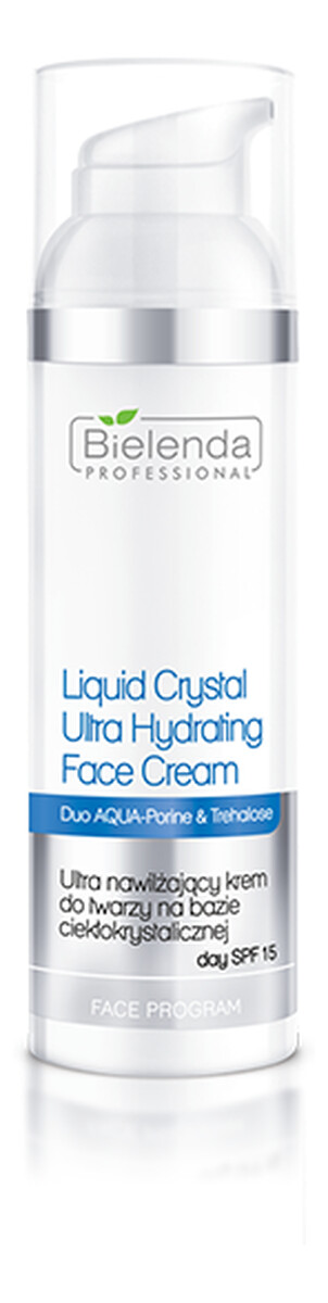 SPF15 ultranawilżający krem do twarzy na bazie ciekłokrystalicznej