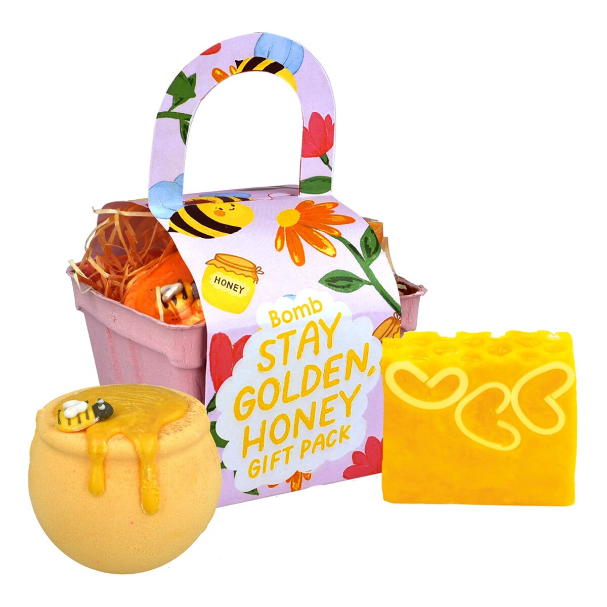Bomb Cosmetics Stay Golden Honey Zestaw upominkowy 2szt
