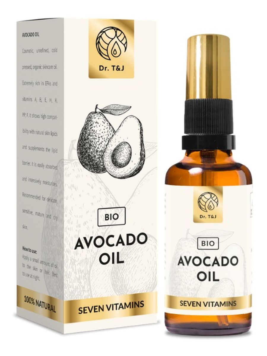 Avocado Oil naturalny olej awokado BIO