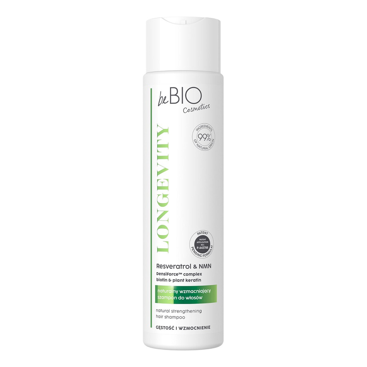 Be Bio Ewa Chodakowska Longevity naturalny szampon do włosów gęstość i wzmocnienie 300ml