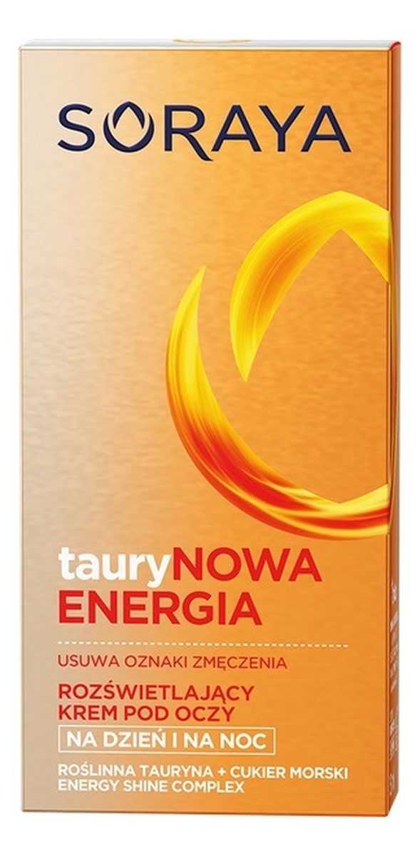 Taurynowa Energia, Rozświetlający krem pod oczy na dzień i na noc