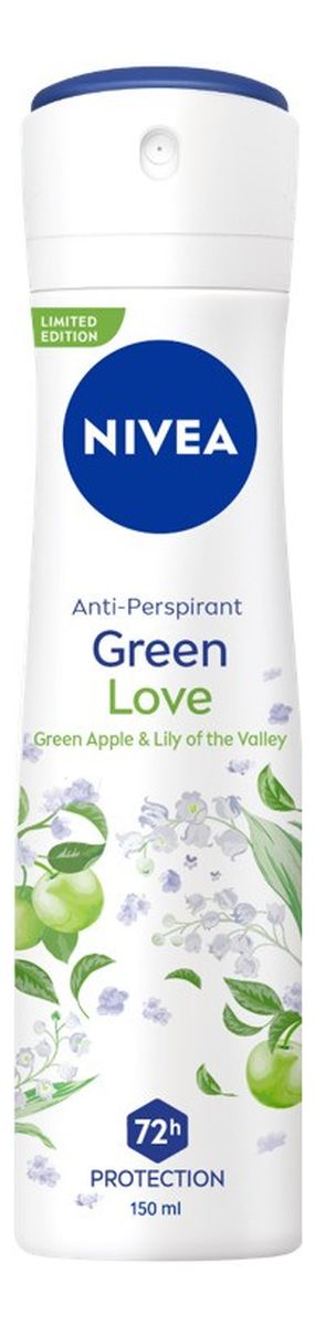 Deo spray damski invisible green love91764&