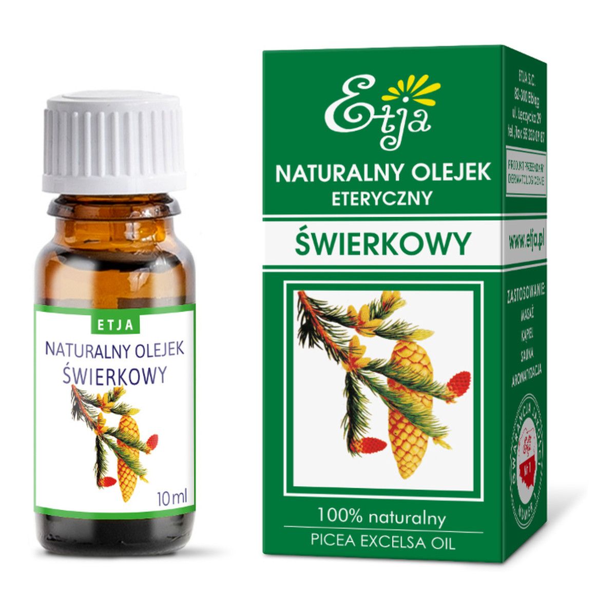 Etja Olejek eteryczny świerkowy 10ml