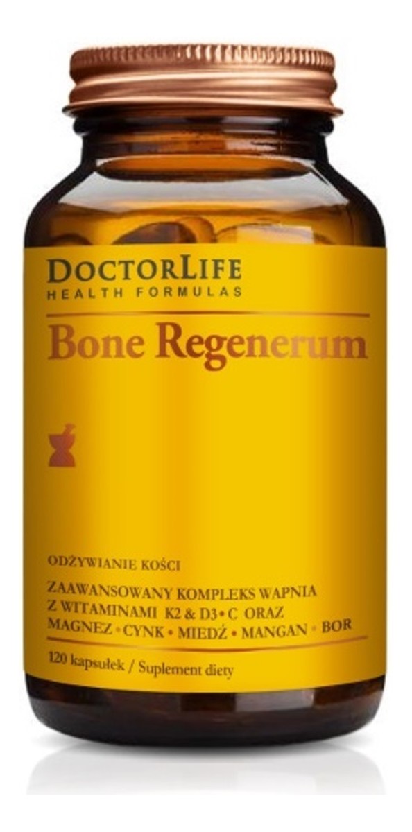 Bone Regenerum zaawansowany kompleks wapnia suplement diety 120 kapsułek