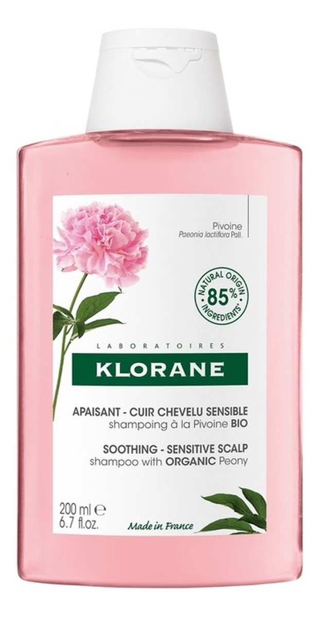 Soothing shampoo szampon z organiczną piwonią