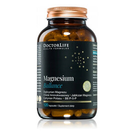 Magnesium ballance cytrynian i jabłczan magnezu magnez 240mg suplement diety 120 kapsułek
