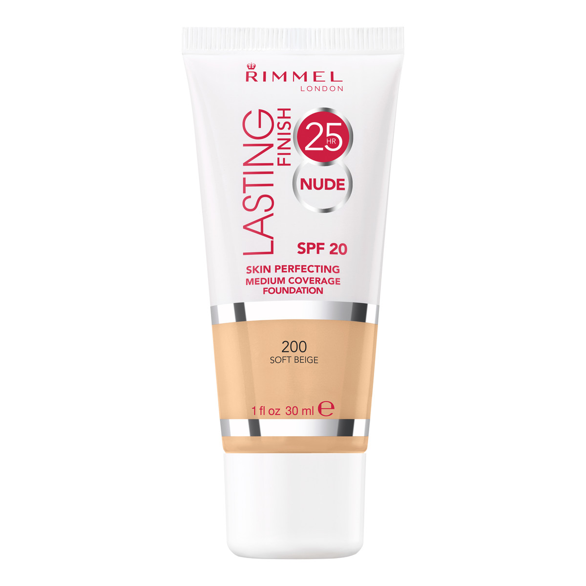 Rimmel Nude Lasting Finish 25H Podkład do Twarzy Długotrwały 30ml
