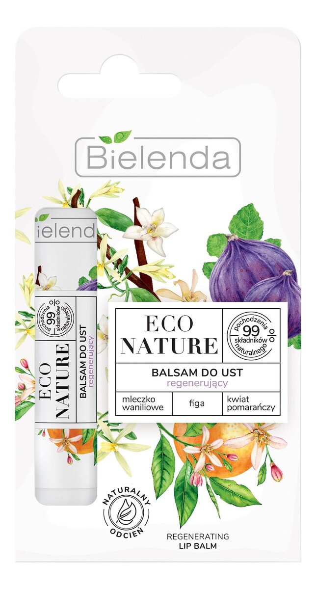 Balsam do ust regenerujący mleczko waniliowe + figa + kwiat pomarańczy