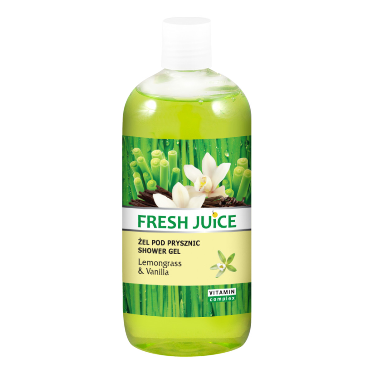 Fresh Juice Lemongrass & Vanilla Kremowy Żel Pod Prysznic 500ml