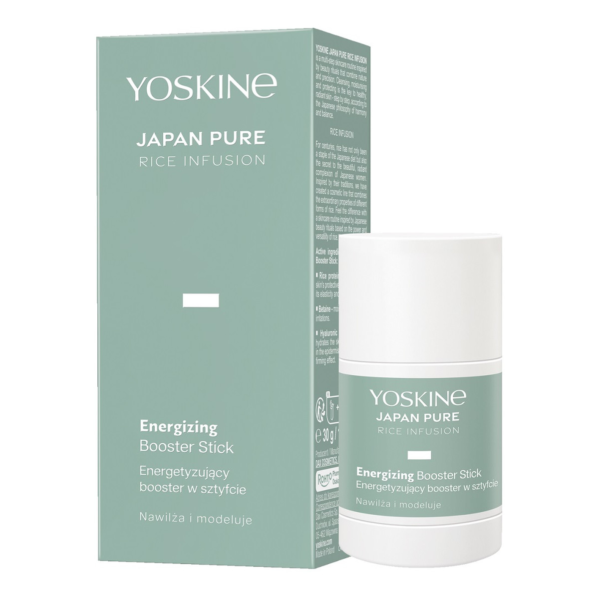 Yoskine Japan pure rice infusion energetyzujący booster w sztyfcie 30ml