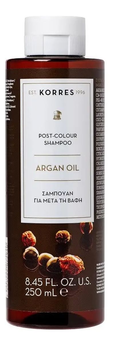 Argan oil post-colour shampoo szampon do włosów farbowanych