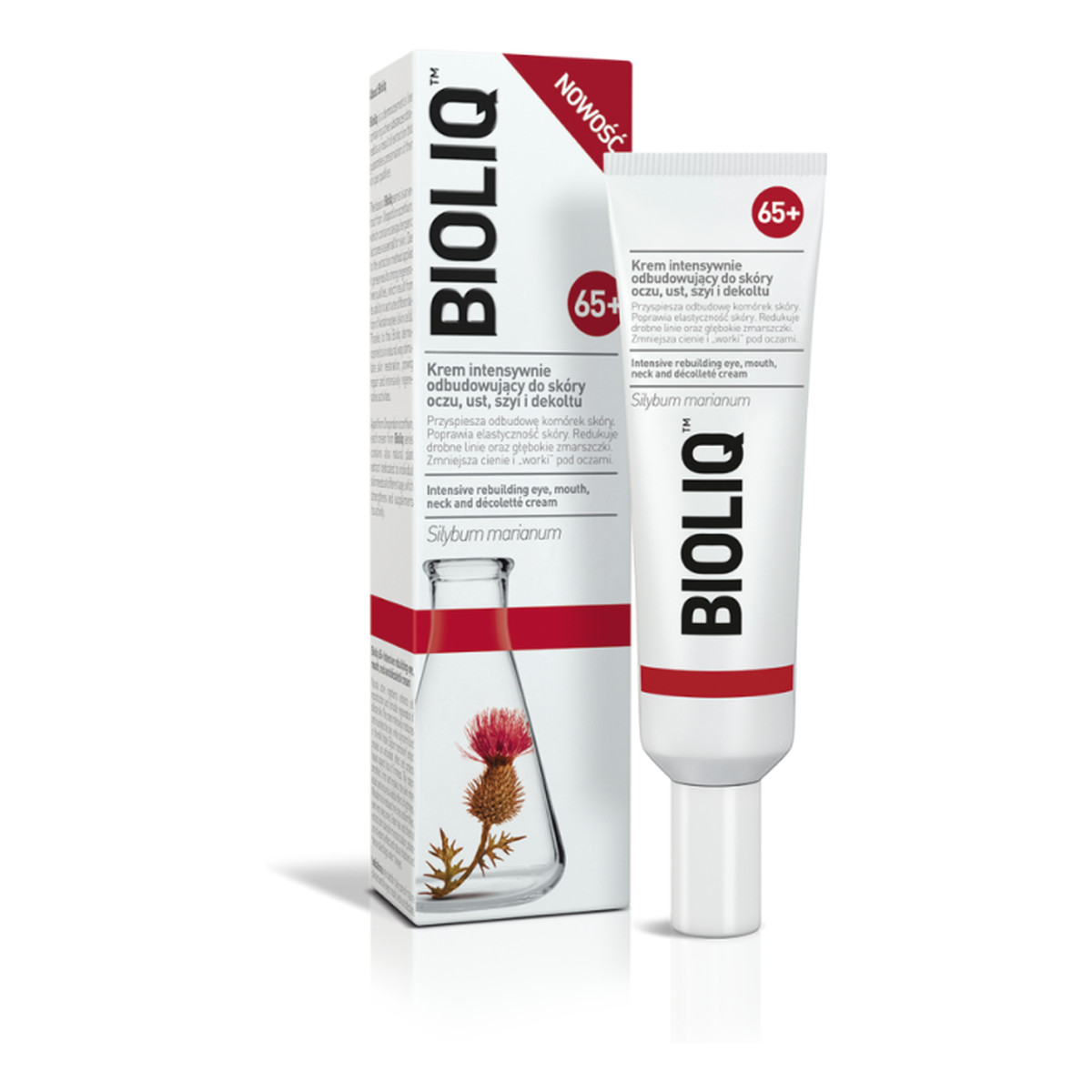 Bioliq Krem intensywnie odbudowujący do skóry oczu, ust, szyi i dekoltu 65+ 30ml