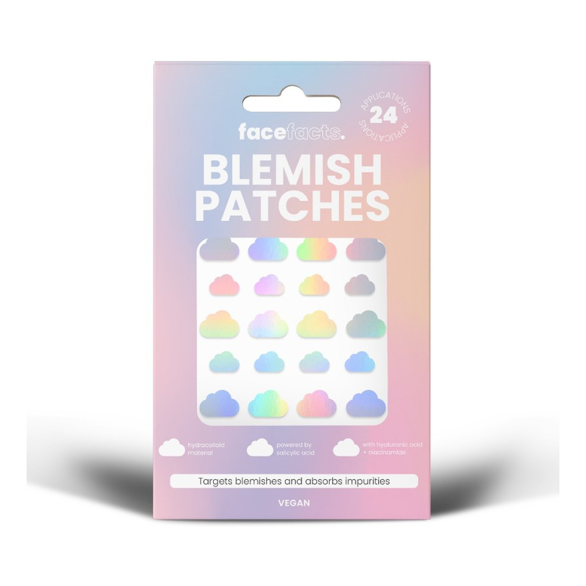 Face Fact Blemish Patches Plastry na wyprysk Holograficzne Chmurki