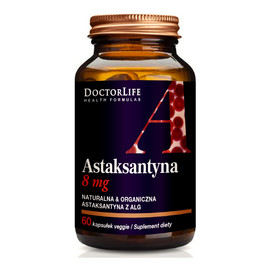Astaxanthin 8mg naturalna astaksantyna suplement diety 60 kapsułek