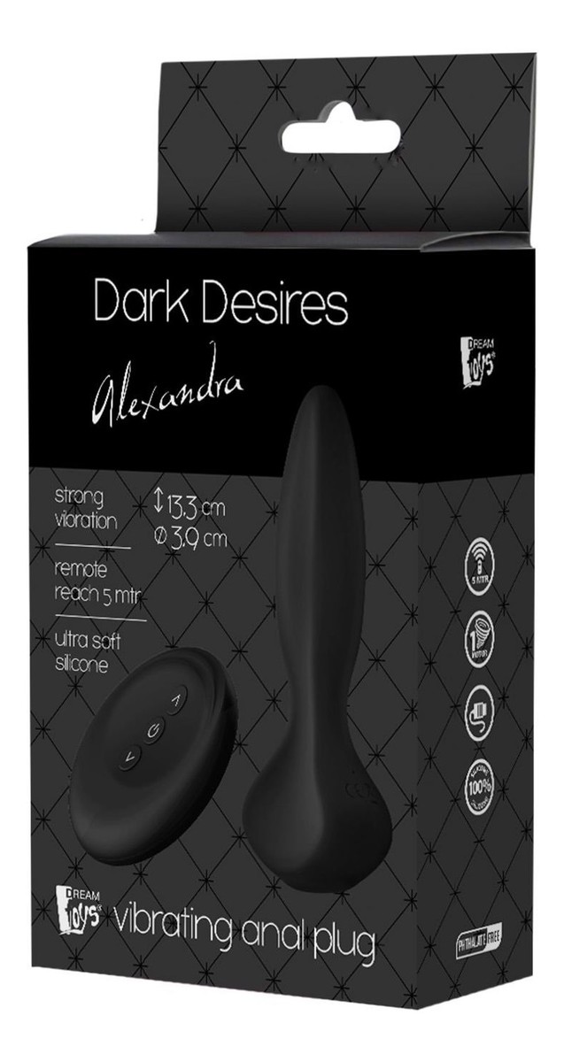 Dark desires alexandra wibrujący korek analny