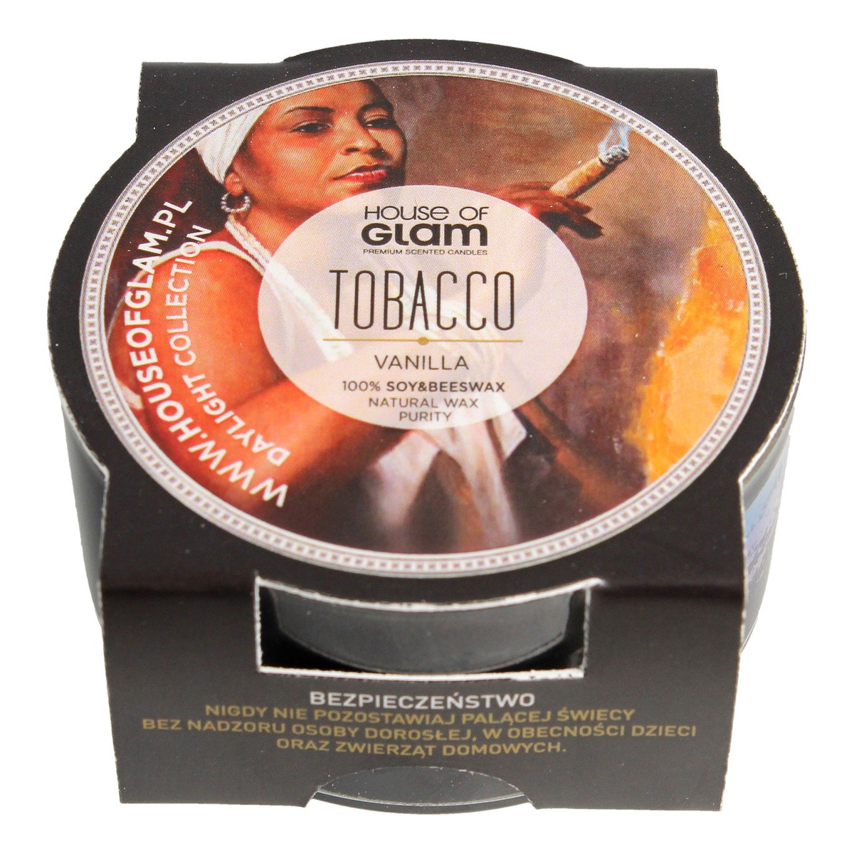 House Of Glam Świeca zapachowa mini Tobacco & Vanilla 45g