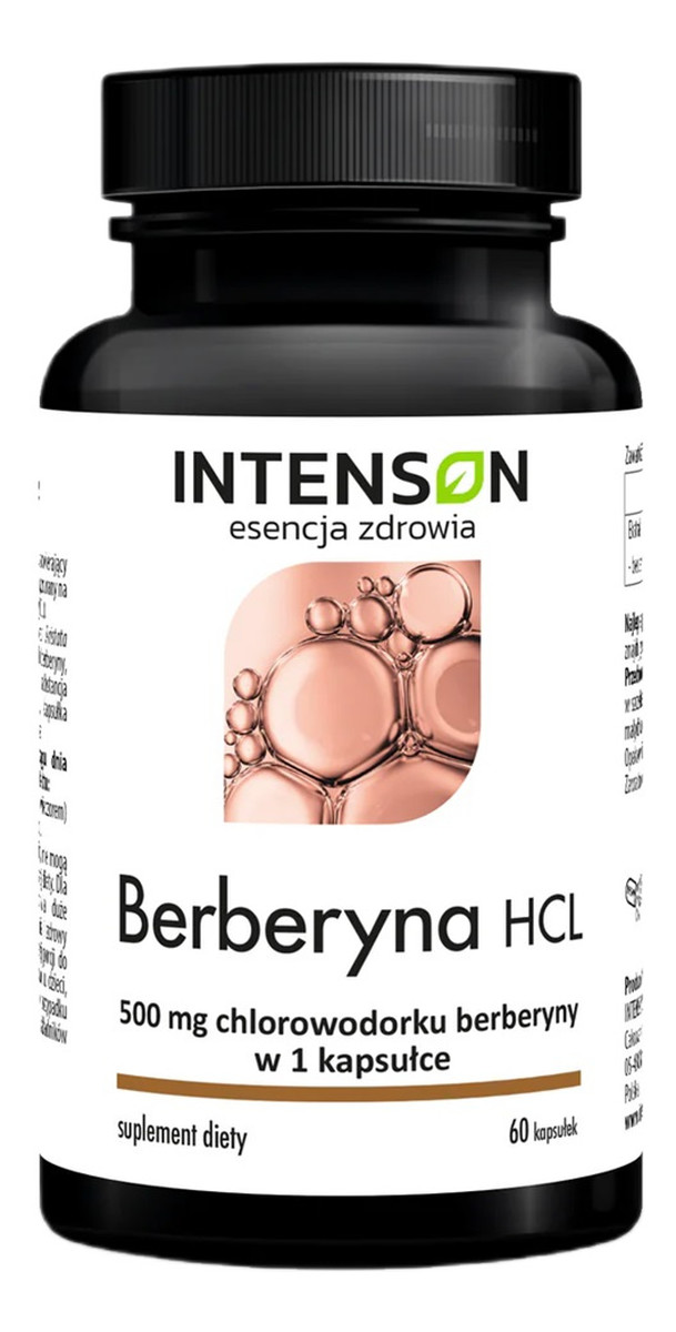 Berberyna hcl suplement diety 60 tabletek