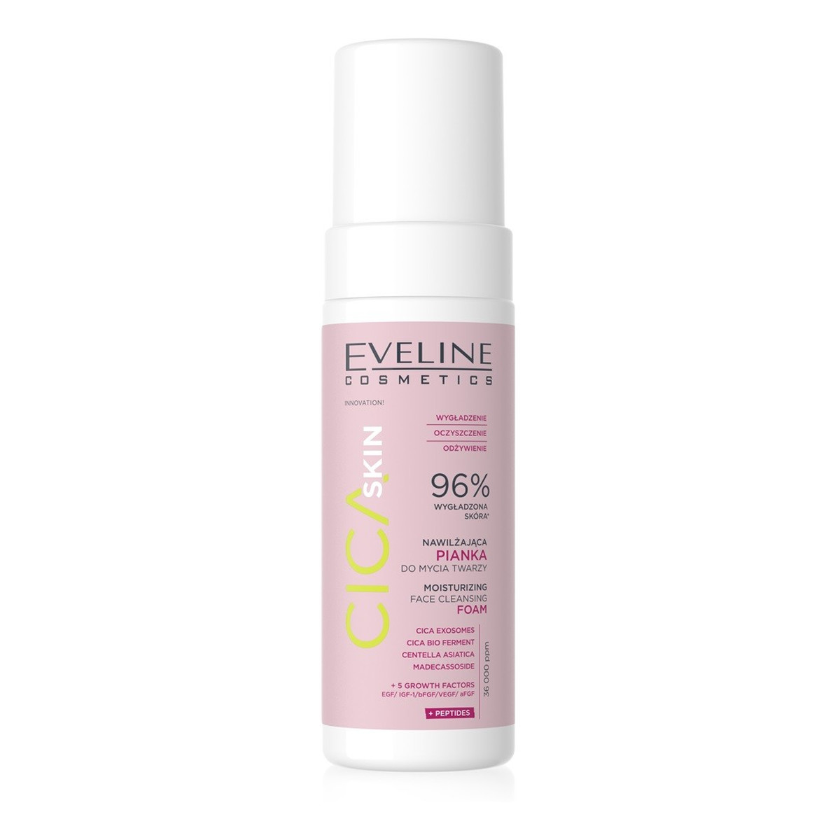 Eveline Cica Skin Nawilżająca pianka do mycia twarzy 150ml