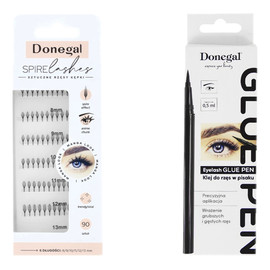 Kępki rzęs 90szt. + Klej w pisaku