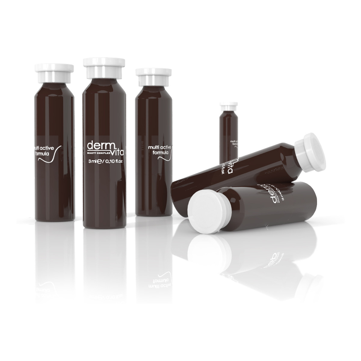 DermVita Multi Active Formula Beauty Complex Multiaktywne Serum w Ampułkach Do Twarzy, Szyi i Dekoltu 36ml