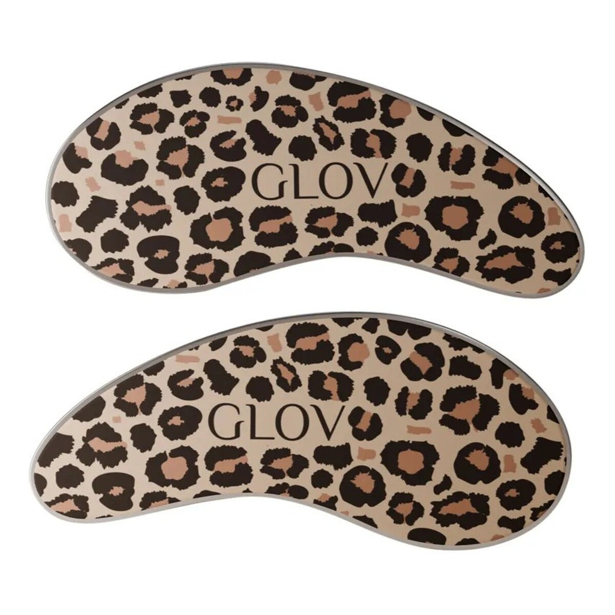 Glov Infinity eye patches silikonowe nawilżające płatki pod oczy wielokrotnego użytku cheetah