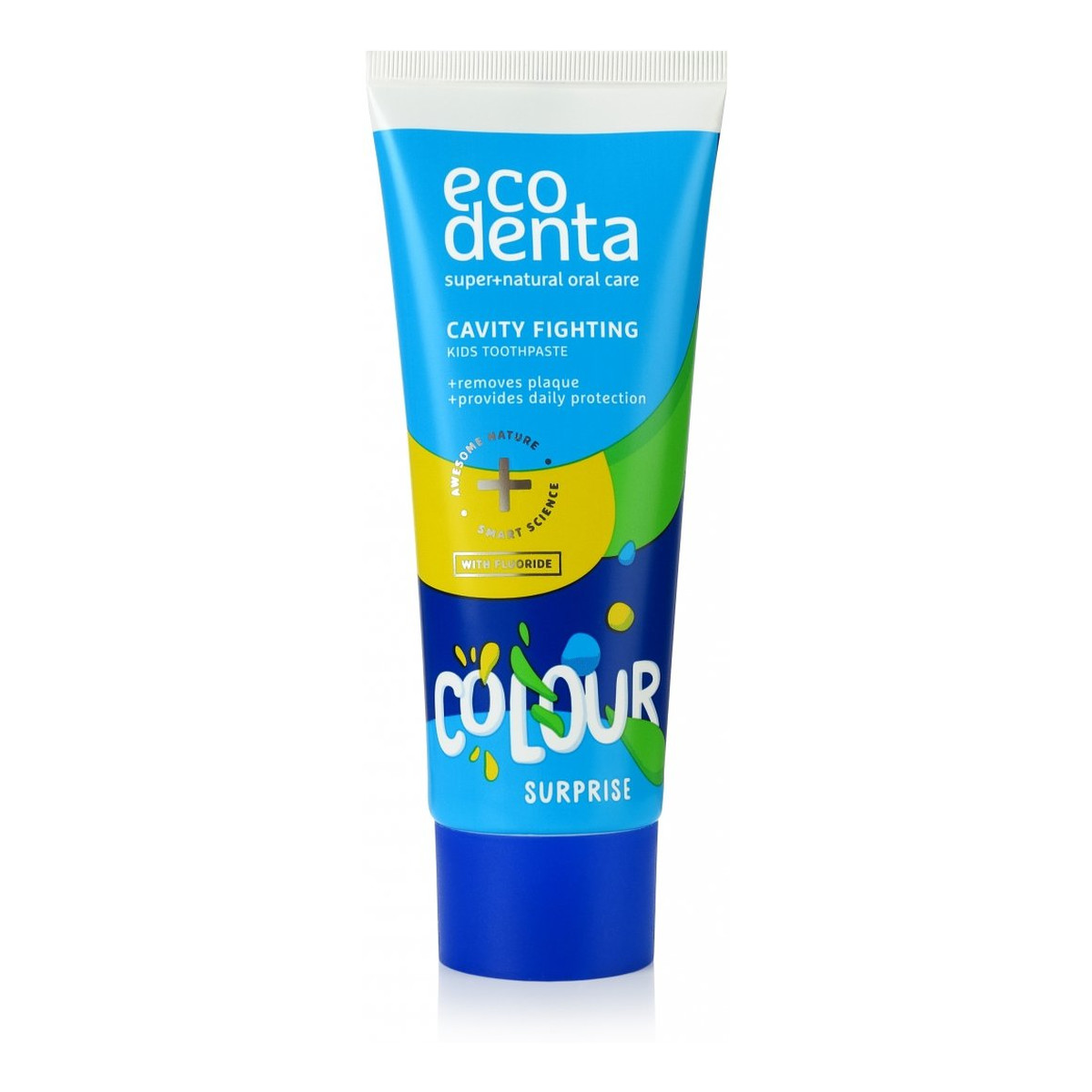 Ecodenta Pasta dla dzieci Kolorowa niespodzianka Zwalczająca próchnicę 75ml
