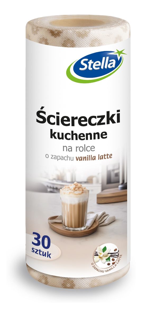 Ściereczki na rolce kuchenne vanila late 30