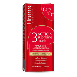 Intensywnie napinająca maska z peptydami miedzi 60-70+ 50